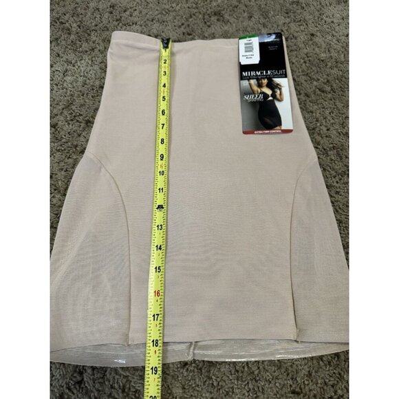 NWT MIRACLESUIT Shape Wear Sexy Sheer Extra Firm Control High-Waist Half Slip L - Picture 7 of 7
